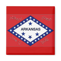 Arkansas Flag Magnet