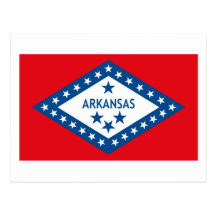 Arkansas Flag Postcard