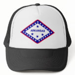 Arkansas Flag Theme 00 Trucker Hat