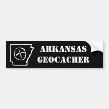 Arkansas Geocacher Bumper Stickers