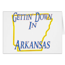Arkansas - Gettin' Down Card