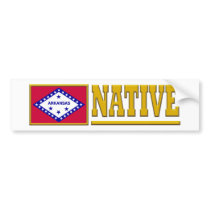 Arkansas Native Bumper Sticker