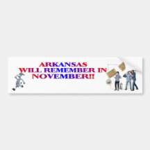 Arkansas - Return Congress To The People!! Bumper Sticker