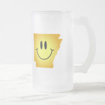 Arkansas Smiley Face Coffee Mug