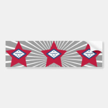 Arkansas Star Bumper Stickers