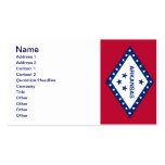 ARKANSAS State Flag Business Card Templates