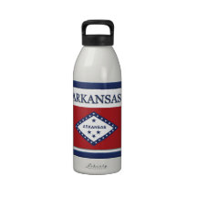 Arkansas State Flag Design Water Bottle