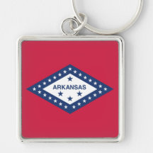 Arkansas State Flag Key Chain