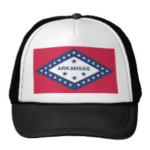 Arkansas State Flag Mesh Hats
