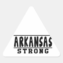 Arkansas Strong Designs Triangle Sticker