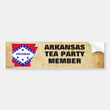 ARKANSAS TEA PARTY BUMPER STICKERS