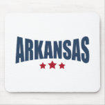 Arkansas Three Stars Design Mouse Pad