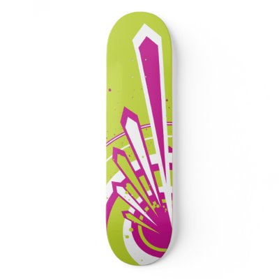 Arkazoid Space Battle Skateboard by funkee