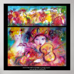 ARLECCHINO AND COLOMBINA PRINT