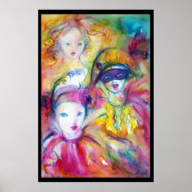 ARLECCHINO PIERO AND COLOMBINA POSTERS