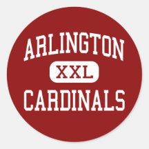 Arlington - Cardinals - High - Arlington Heights Stickers