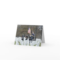 Arlington National Cemetery Honour Guard Greeting Card