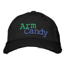 Arm Candy Distressed Basebal Cap for Women or Men?