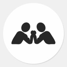 Arm wrestling stickers