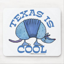 Armadillo Blue-Texas is Cool Mousepads