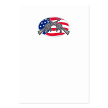 Armalite M-16 AR-15 Assault Rifle Business Cards