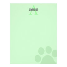 Armant Breed Monogram Letterhead Template