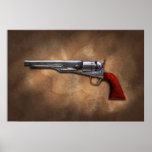 Arme à feu - revolver 1860 d'armée de model poster