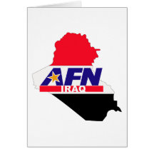 Armed Forces Network Iraq Greeting Cards