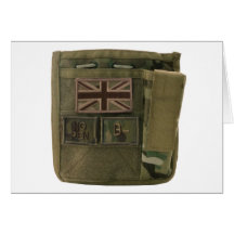 armée britannique de poche de l'identification adm carte de vœux