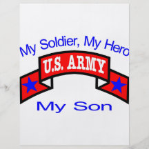 Armée mon fils de héros de soldat prospectus