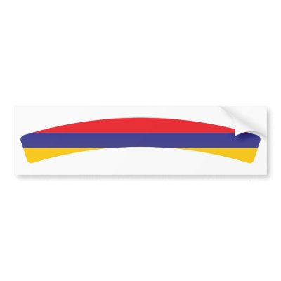 Armenia / Arménie Bumper Sticker by allovertheworld
