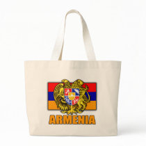 Armenia Coat of Arms Canvas Bag
