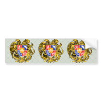 Armenia Coat of Arms detail Bumper Sticker