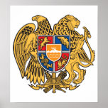 Armenia Coat Of Arms Poster