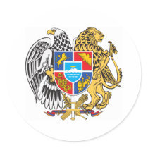 Armenia Coat Of Arms Stickers