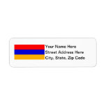 Armenia Flag Return Address Labels