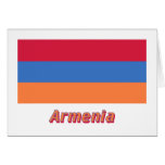 Armenia Flag with Name Card