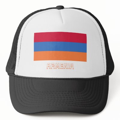 Armenia Flag with Name by Vexillophile