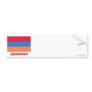 Armenia Flag with name in Russian Bumper Stickers