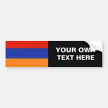 Armenia old Flag Bumper Sticker