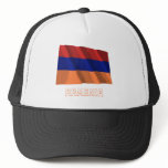 Armenia Waving Flag with Name Hats