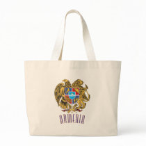 Armenian Coat of Arms Canvas Bag