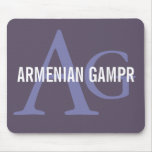 Armenian Gampr Breed Monogram Mousepad