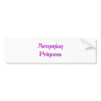 Armenian Princess Bumper Sticker