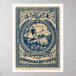 Armenian Refugees 1920 Christmas Seal Print