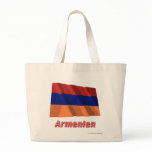 Armenien Fliegende Flagge mit deutschem Namen bags