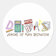 Armes de destruction de maths autocollants
