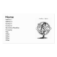 Armillary Sphere Business Card