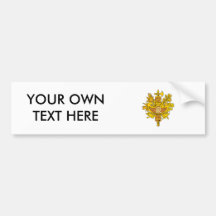Armoiries République Coat of Arms Bumper Stickers