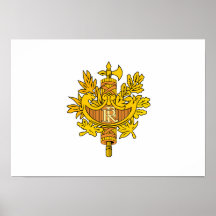 Armoiries République Coat of Arms Posters